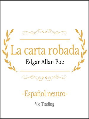 cover image of La carta robada